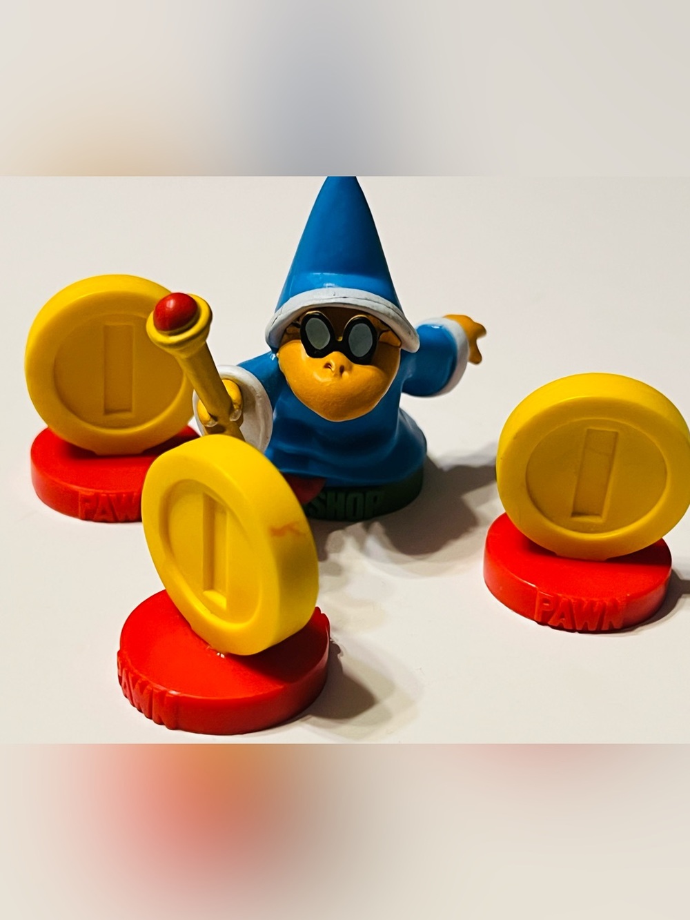 Super Mario Bishop Magikoopa Magician and Coin Pawn Chess Pieces